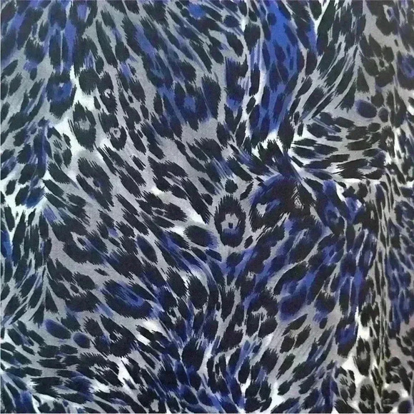 Parker Silk Sleeveless Print Top With Cascade Ruffle Medium New Without Tags ! - Picture 7 of 9